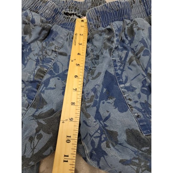 Juicy Couture elastic waist, floral print Lyocell Jogger Pants w/ Pockets Medium - Picture 3 of 8